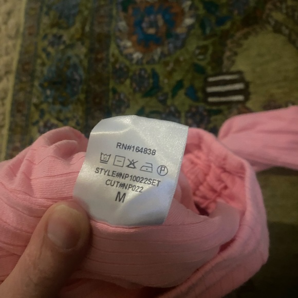 Angel LA pink top and skirt Size medium - Picture 5 of 6